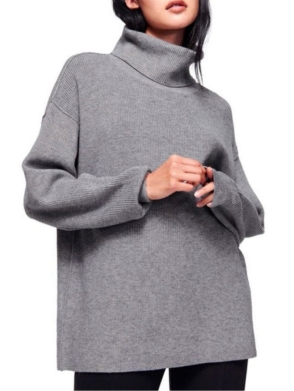 Free People Softly Structured Turtleneck Sweater